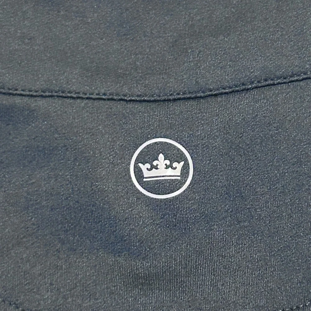 50% off w♥️ Peter Millar Crown Comfort 1/4 Zip Pullover canyon creek energy logo